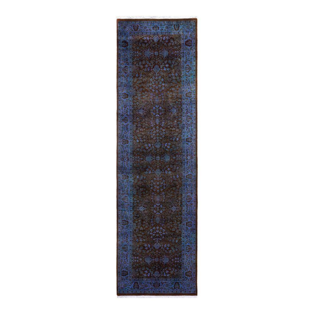 Contemporary Orange 3 ft. x 10 ft. Hand Knotted Overdyed Area Rug price history on PriceWatchPro