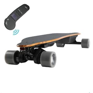 Black Fiberglass Electric Skateboard Land Surfboard Surfing Practice Casual Dating Electric Longboard