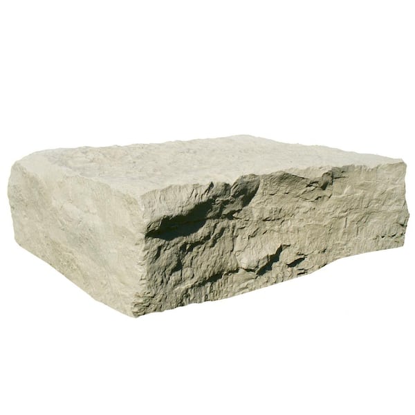 RTS Home Accents 13 in. x 42 in. x 34 in. Sandstone Polyethylene Extra Large Landscape Rock
