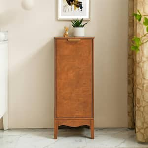 14.5 in. W x12.63 in D x 35.75 in. D H Reddish brown bathroom Linen Cabinets storage organizer with 1 shelf 1 countertop