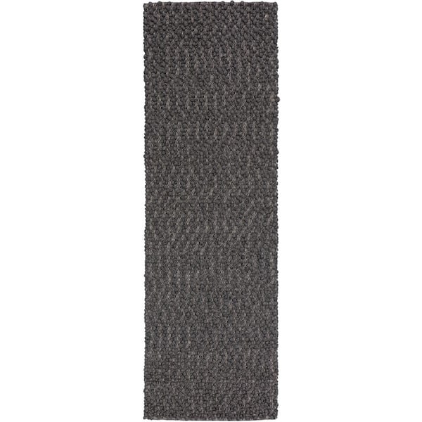 Addison Rugs Samson 1 Charcoal 2 ft. 3 in. x 7 ft. 6 in. Area Rug Runner