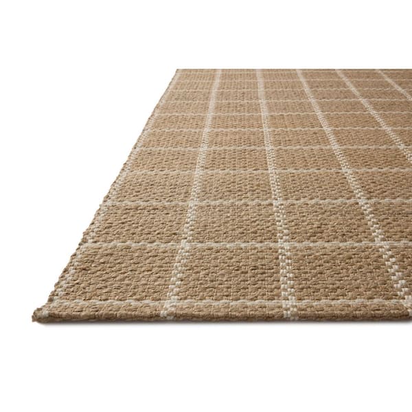 Chris Love Julia Fletcher Natural/Ivory 3 ft. 6 in. x 5 ft. 6 in. Contemporary Accent Rug