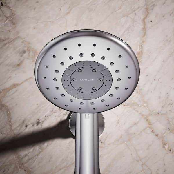 KOHLER Daisyfield 6-Spray Wall Mount Handheld Shower Head 1.8 GPM in Polished Chrome