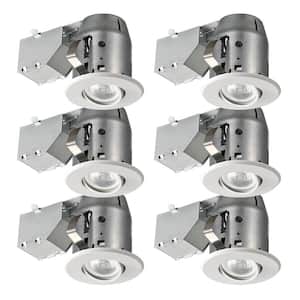 LED Directional 3 in. White Recessed Kit 6 Pack