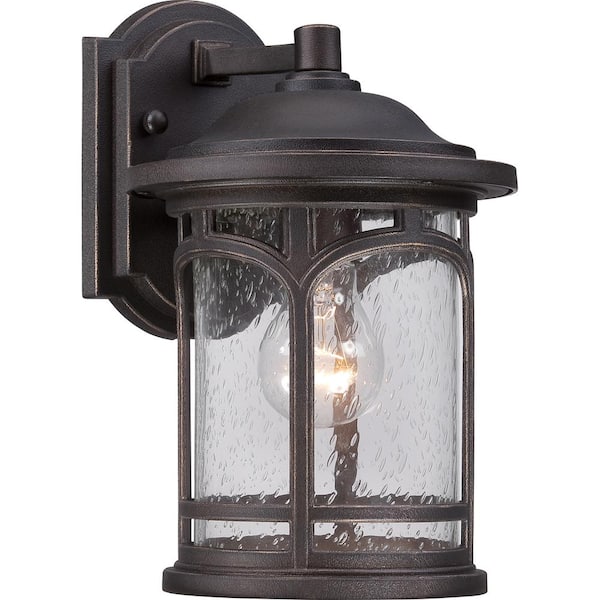 Marblehead 1-Light Bronze Outdoor Wall Lantern Sconce