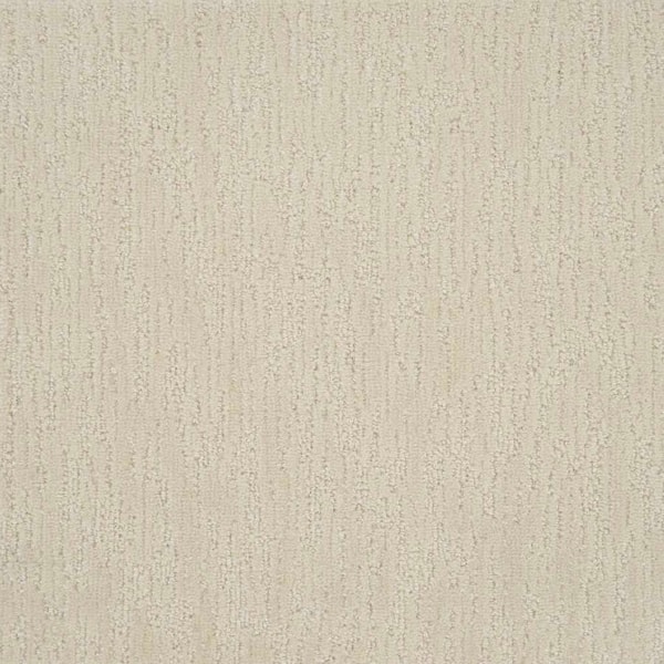 Natural Harmony Borderline Ivory Custom Area Rug with Pad