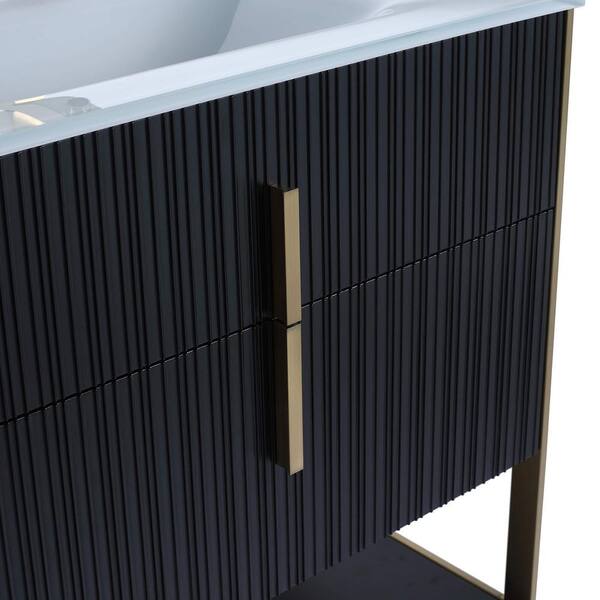 FINE FIXTURES 30 in. W x 18 in. D x 33.5 in. H Bath Vanity in