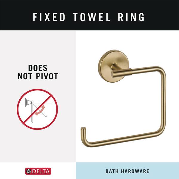 Delta Trinsic 2-Piece Bath Hardware Set with Toilet Paper Holder