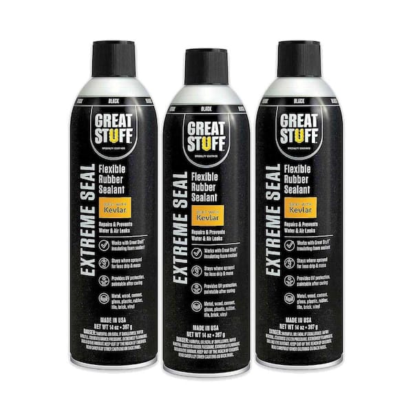 Extreme Sealant - Black - 14 oz. - Aerosol - 3-Pack