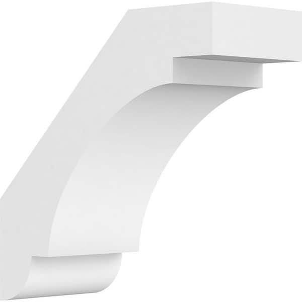Ekena Millwork 5"W x 12"D x 12"H Standard Aspen Architectural Grade PVC Knee Brace