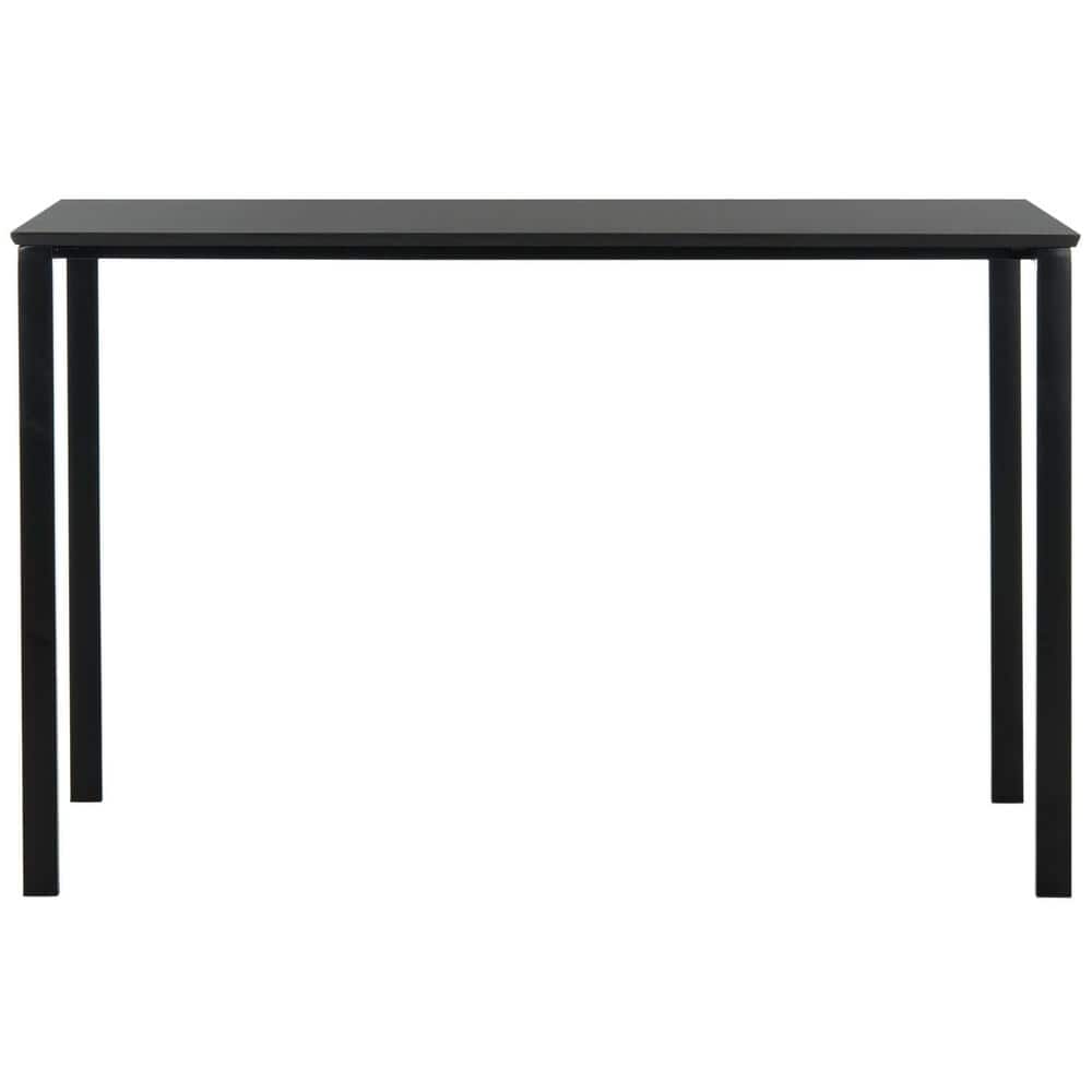 Dalit 47" Black Wood Transitional Writing Desk