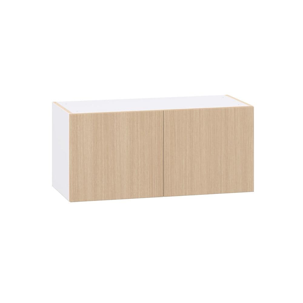 Timberline 33 in. W x 14.75 in. D x 15 in. H Assembled Shaker Wall Bridge Kitchen Cabinet in Mojavi Oak price history on PriceWatchPro