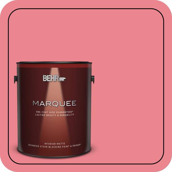 BEHR MARQUEE 1 gal. #130B-5 Bridesmaid Matte Interior Paint & Primer