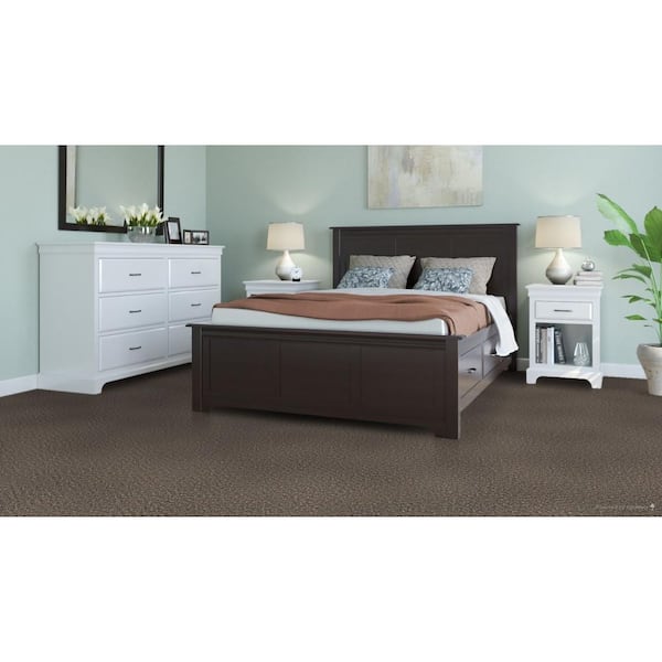 Elk Bay - Flyway - Gray Residential 18 x 18 in. Peel and Stick Carpet Tile Square (22.5 sq. ft.)