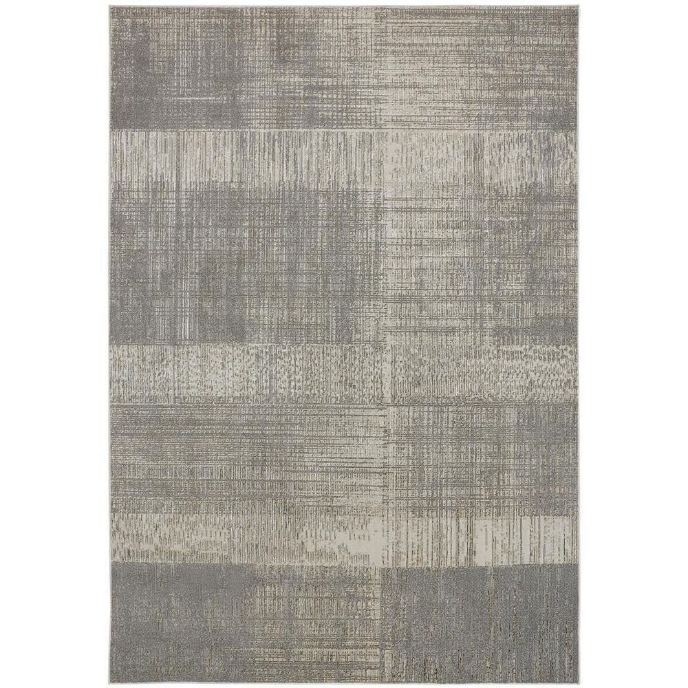 2 ft. x 8 ft. Gray, Ivory Abstract Area Rug price history on PriceWatchPro