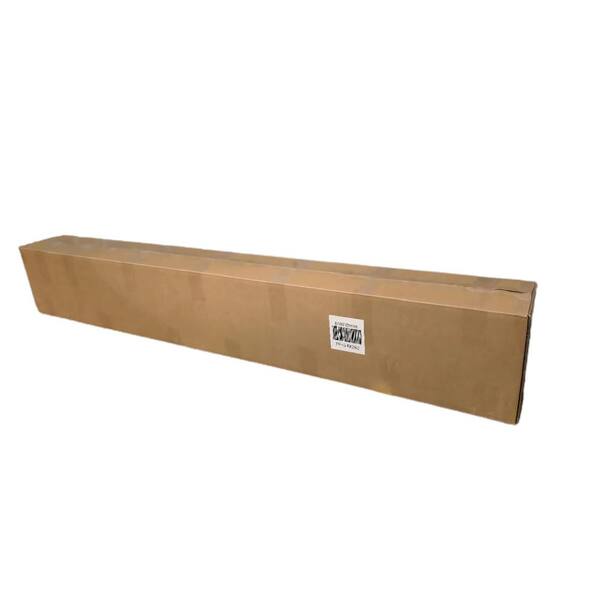 cadeninc 5 in. x 8 ft. White Vinyl Routed Fence Corner Post Set, Caps Included