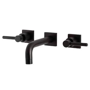 Concord 2-Handle Wall-Mount Bathroom Faucets in Oil Rubbed Bronze