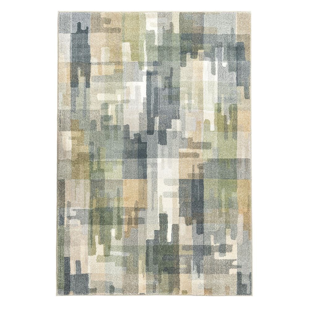 Orian Rugs Riverstone Metro Plaid 5 ft. 3 in. x 7 ft. 6 in. Multi Area ...