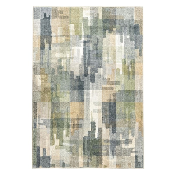 Riverstone Metro Plaid 5 ft. 3 in. x 7 ft. 6 in. Multi Area Rug