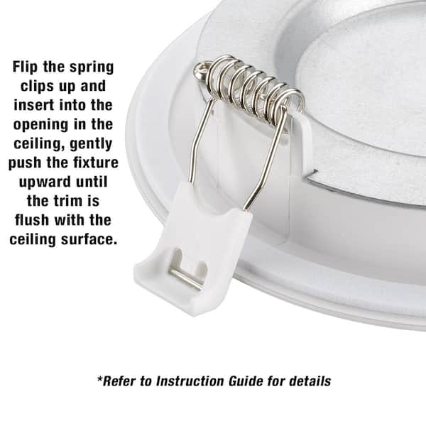 Recessed Lighting Inserts ETI LIGHTING 6 In. 30 Lighting Options