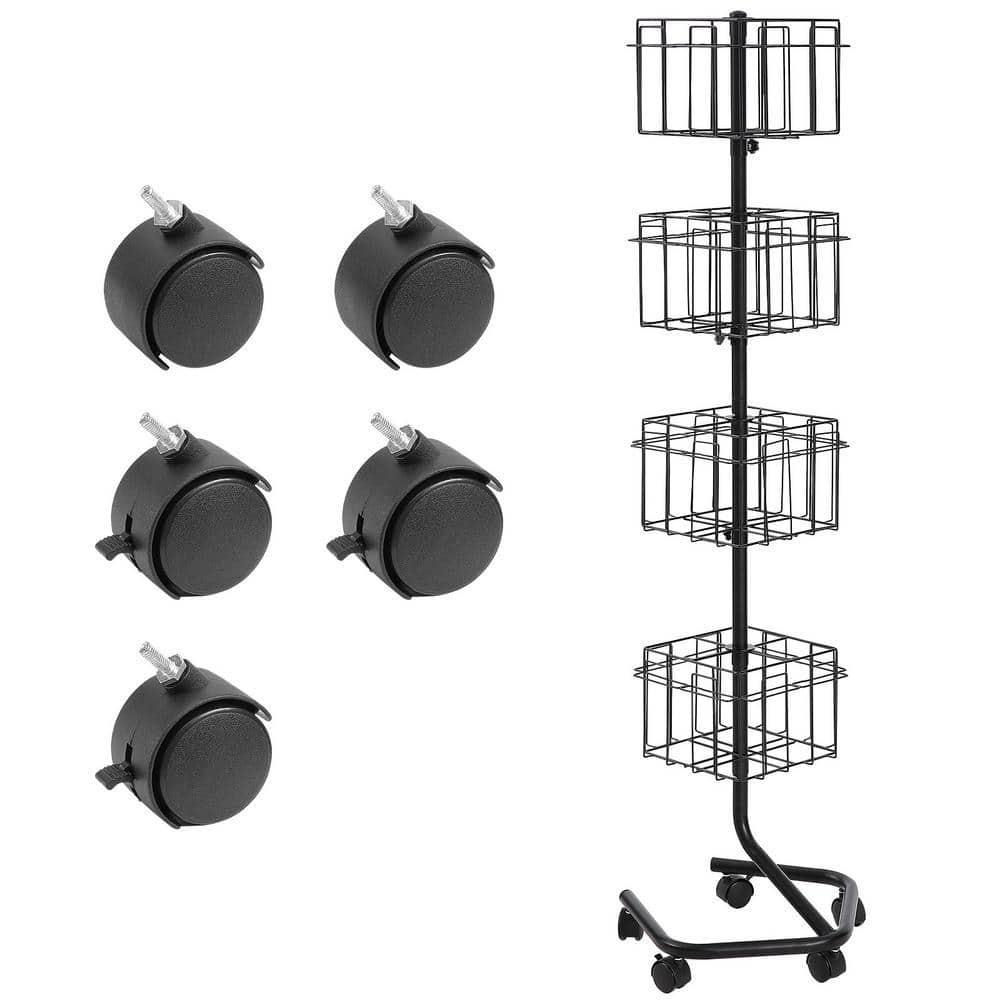 SKYSHALO Brochure Display Rack, 60 in H x 14.96 in W Freestanding