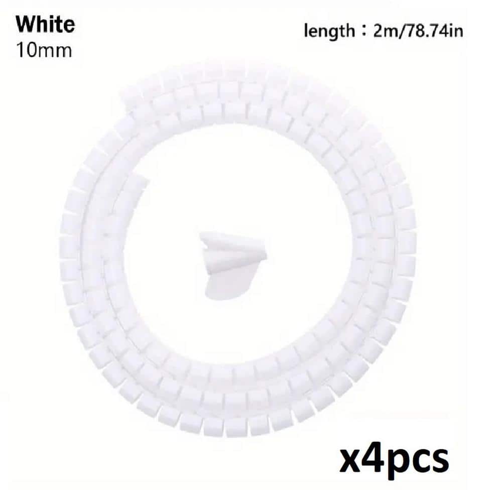 QualGear 4 mm Cable Clips, White, 100-Pack CC4-W-100-P - The Home Depot
