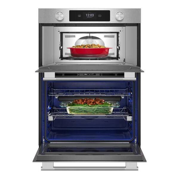 5 cu. ft. Electric Wall Oven and 1.4 cu. ft. Microwave Combo in PrintShield Stainless Steel with Assisted Cooking Modes