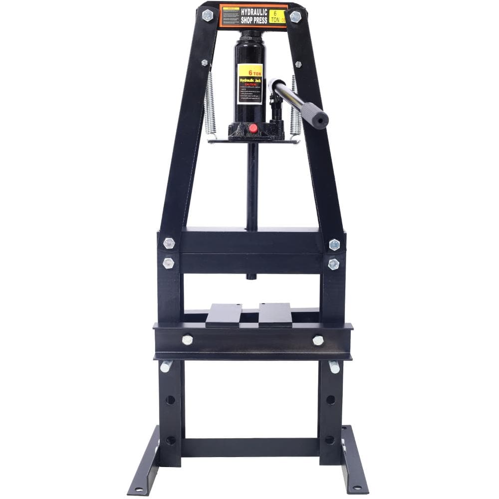 6-Ton Hydraulic Shop Press with Plates, Heavy-Duty A-Frame Garage Floor Press, Black price history on PriceWatchPro