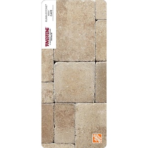 Paper Sample Only of RumbleStone Mini 7 in. x 3.5 in. x 1.75 in. Cafe Concrete Paver (1-Piece)