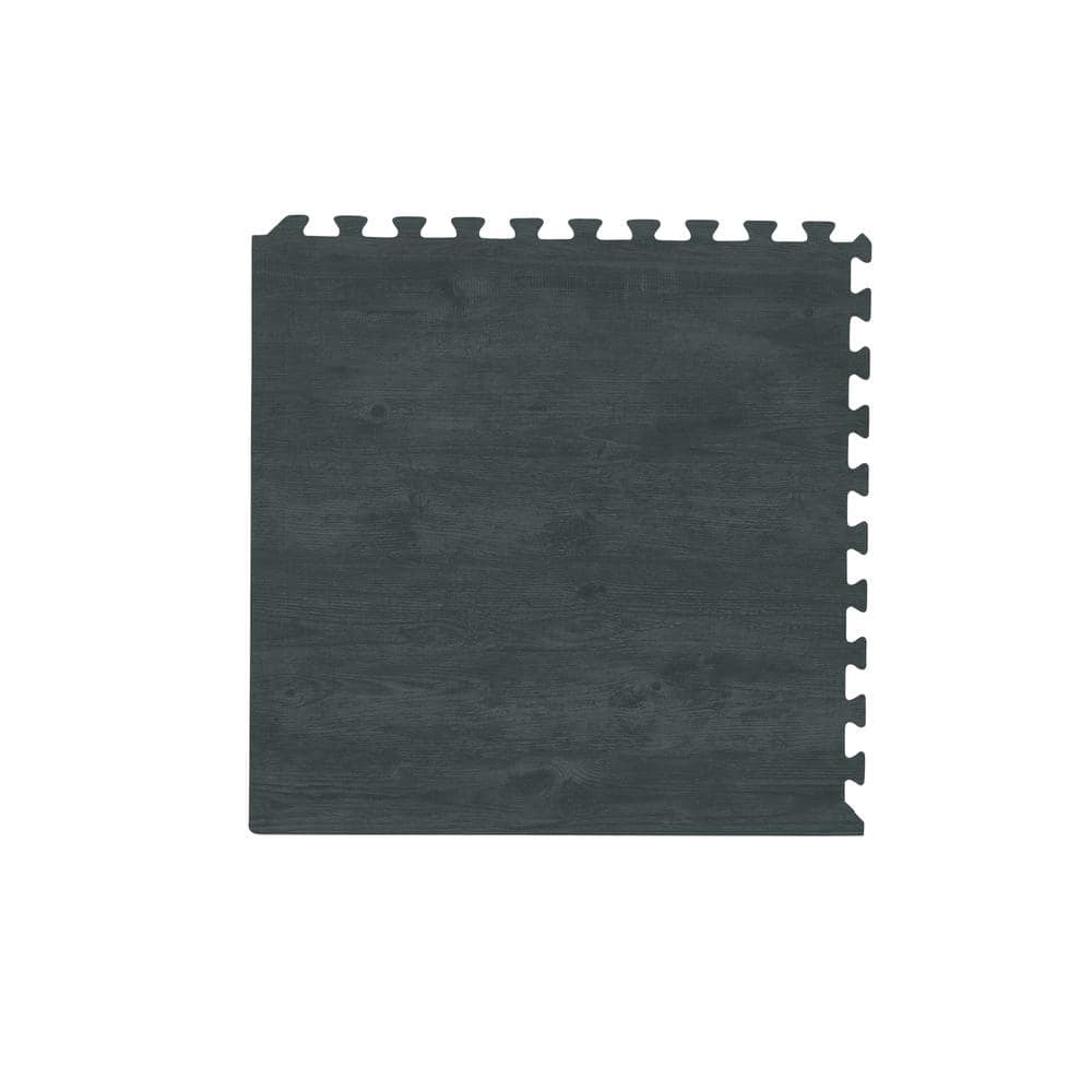 "Countryside Flagstone Printed Wood Grain 24"" W x 24"" L x 3/8"" T Interlocking Foam Flooring Mat (6 Tiles), (24 sq. ft.)" price history on PriceWatchPro
