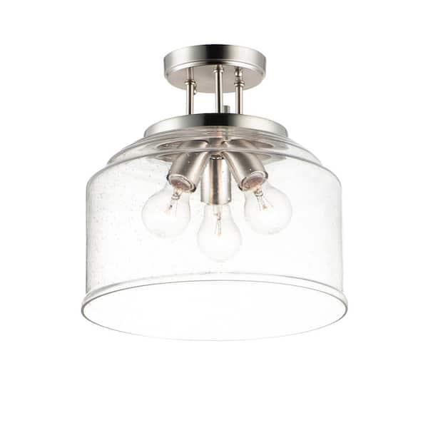 Maxim Lighting Acadia 12.75 in. 3-Light Semi-Flush Mount 12271 - The ...