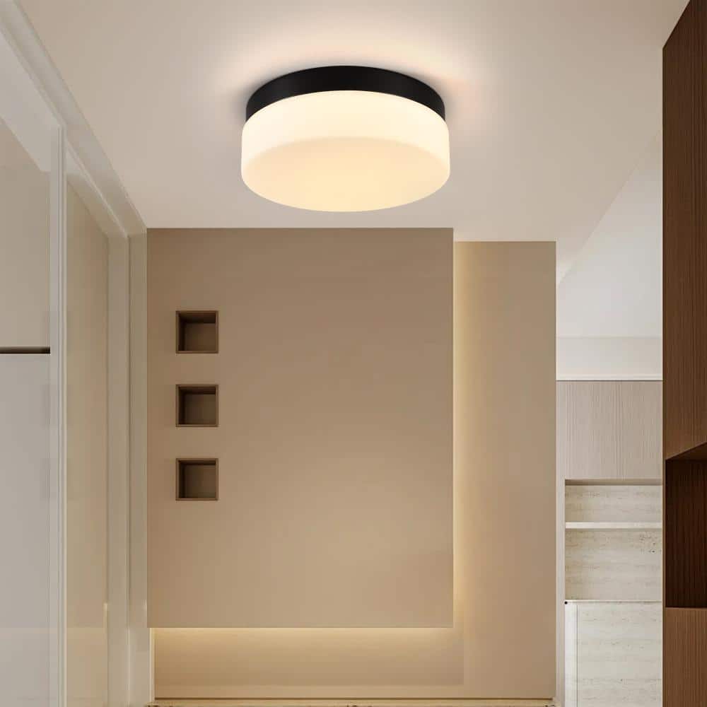 12 inch Square Black Integrated LED Flush Mount price history on PriceWatchPro