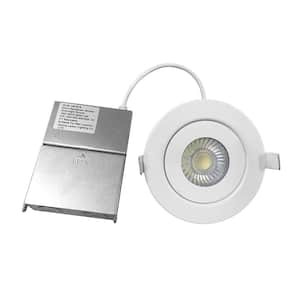 9-Watt 4 in. 5 CCT Selectable Canless Gimbal 650 Lumens 120-Volt LED Downlight (24-Pack)