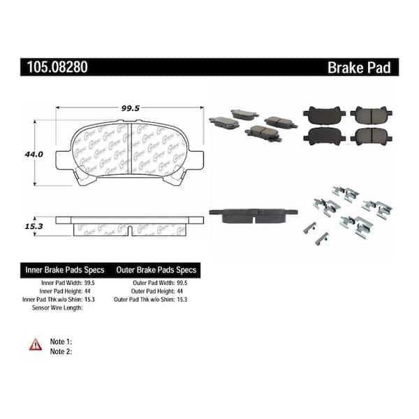 Centric Parts Disc Brake Pad Set