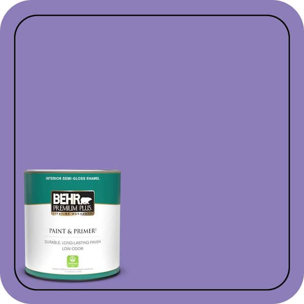 BEHR PREMIUM PLUS 1 qt. #P560-5 Unimaginable Semi-Gloss Enamel Low Odor Interior Paint & Primer
