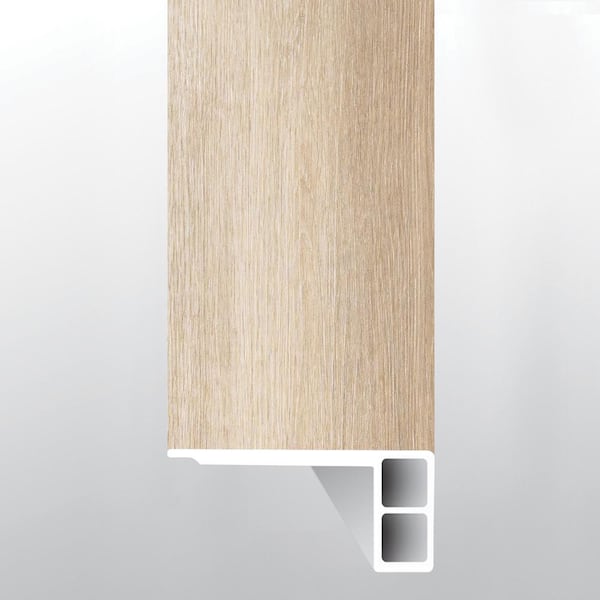 A&A Surfaces Pebblebrook 3/4 in. T x 1.77 in. W x 94 in. L Luxury Vinyl Flush Stair Nose Eased-Edge Molding