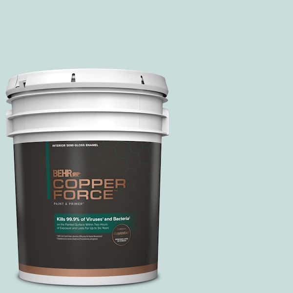 COPPER FORCE 5 gal. #S440-1 Sunken Pool Semi-Gloss Enamel Virucidal and Antibacterial Interior Paint & Primer