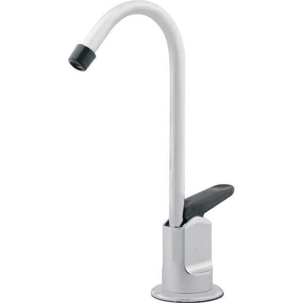 GE Single Handle Water Filtration Beverage Faucet in Chrome for Filtration Systems