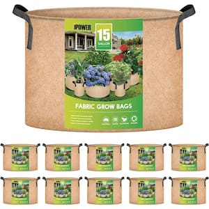 Dropship Potato Grow Bags; Plant Grow Bags Garden Container Heavy Duty  Aeration Fabric Pots Thickened Nonwoven Fabric Grow Bags With Flap Handles  For Veggies Flower Planter to Sell Online at a Lower