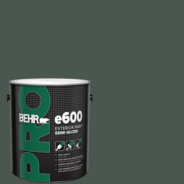 BEHR PRO 1 gal. #ECC-45-3 Conifer Semi-Gloss Exterior Paint