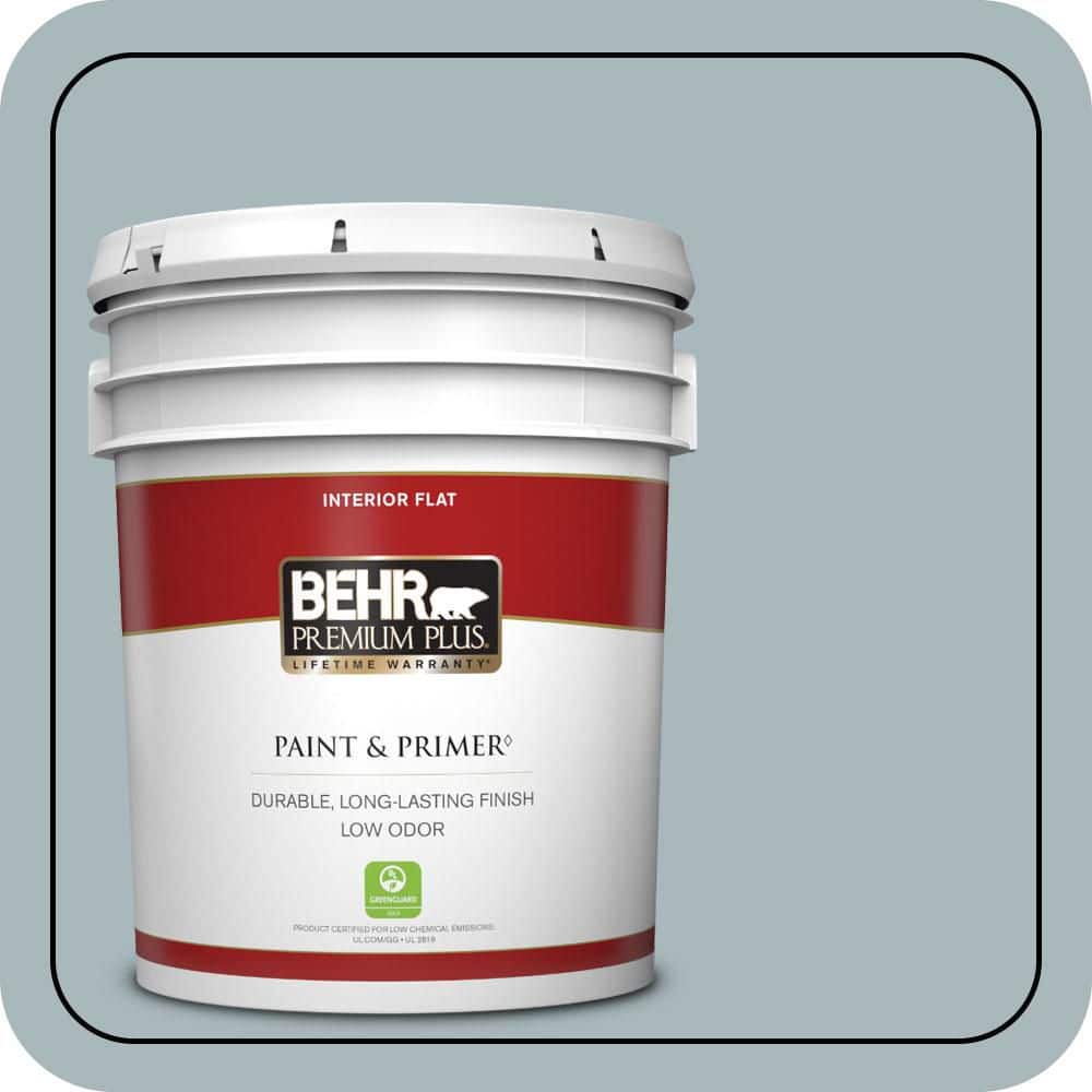 5 gal. #N470-3 Half Sea Fog Flat Low Odor Interior Paint & Primer price history on PriceWatchPro