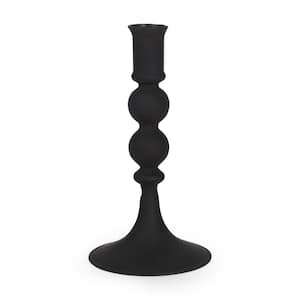 Haute Candle Sconce Small Matte Black Blown Glass Candlestick