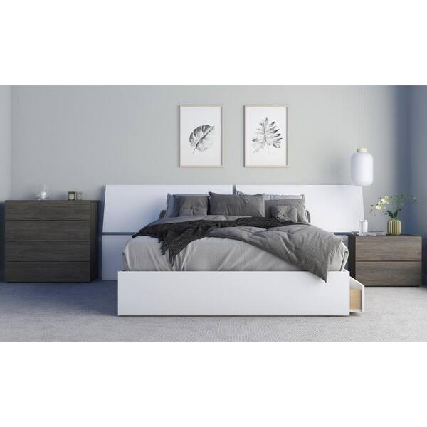Nexera 4-Drawer Bark Grey Dresser (31 in. x 31.75 in. x 18.75 in.) - image 3