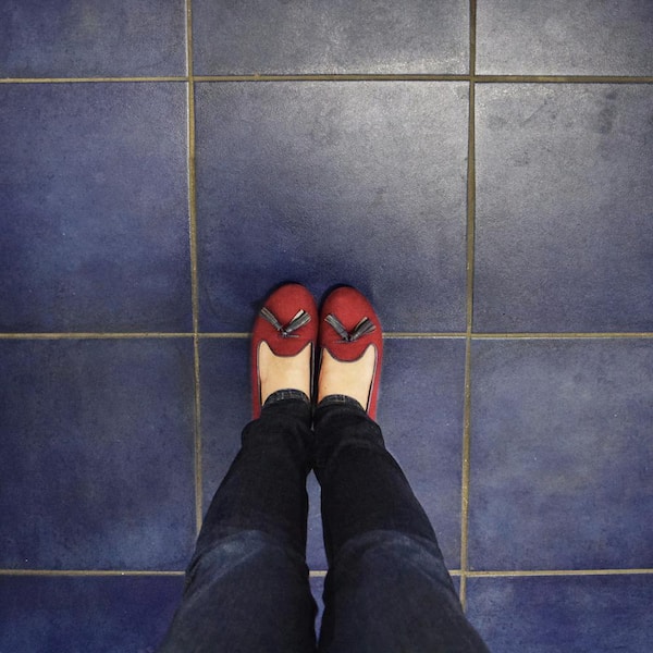 Merola Tile Simbols Blau 14 1 8 In X, Are Heated Tile Floors Worth It Reddit