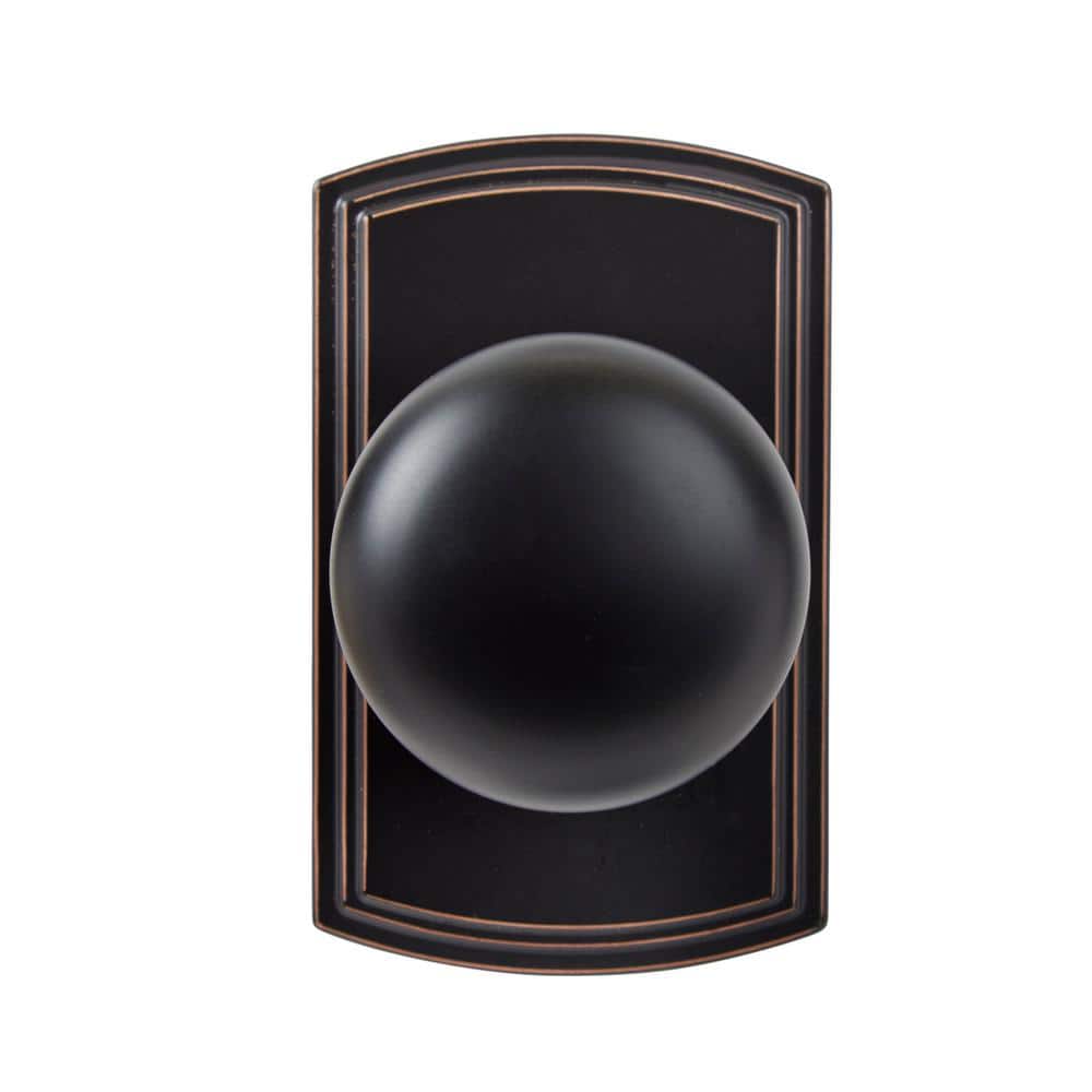 Italian Collection Santo Edged Oil-Rubbed Bronze Hall/Closet Door Knob