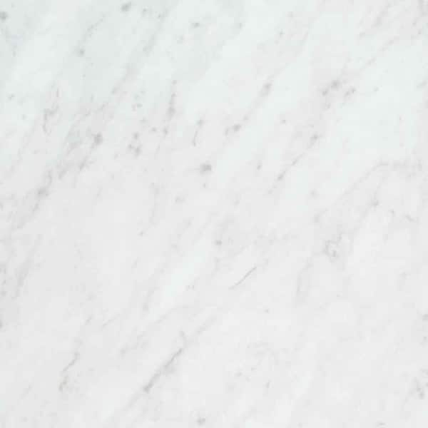 Wilsonart 3 ft. x 10 ft. Laminate Sheet in White Carrara with Standard Fine Velvet Texture Finish