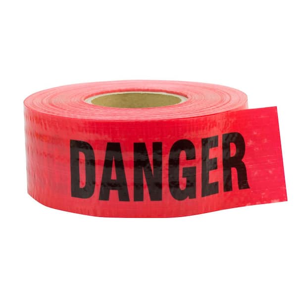 500 ft. x 3 in. Reinforced Danger Barricade Tape (8-pack)