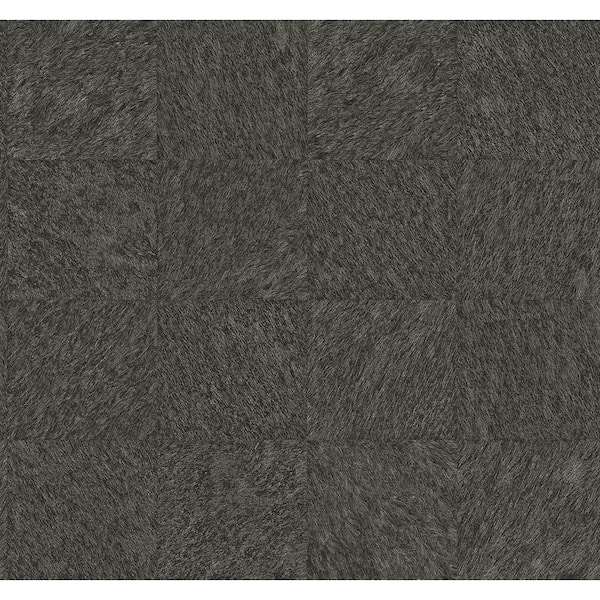 A-Street Prints Flannery Espresso Animal Hide Wallpaper