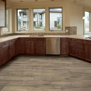Cottage Brown 8 in. x 48 in. Matte Porcelain Floor and Wall Tile (28-Cases/446.88 sq. ft./Pallet)