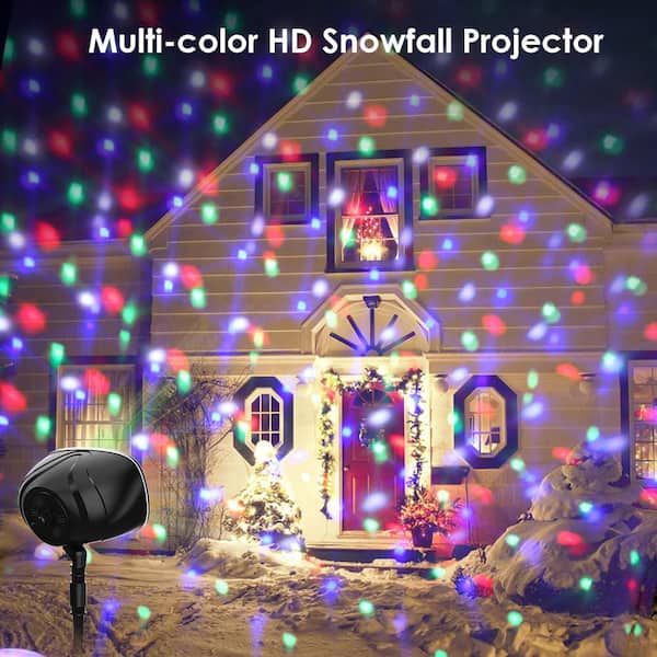 BeamBox Christmas Projector Lights, RGBW, Rotating Snowfall